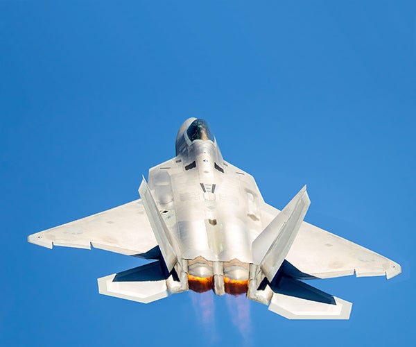 F-22 Raptor with Gore Shielded Twisted Pair Cables