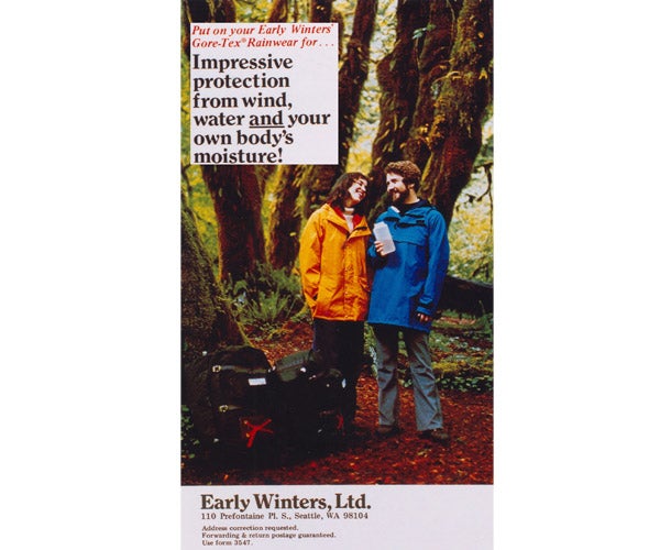 Cover of the Early Winters catalog.