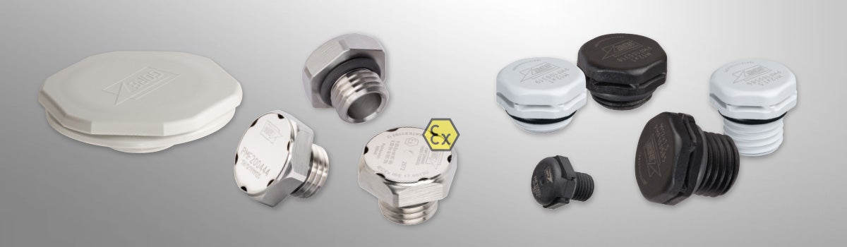 Gruppenbild GORE® Protective Vents der Screw-In Serie