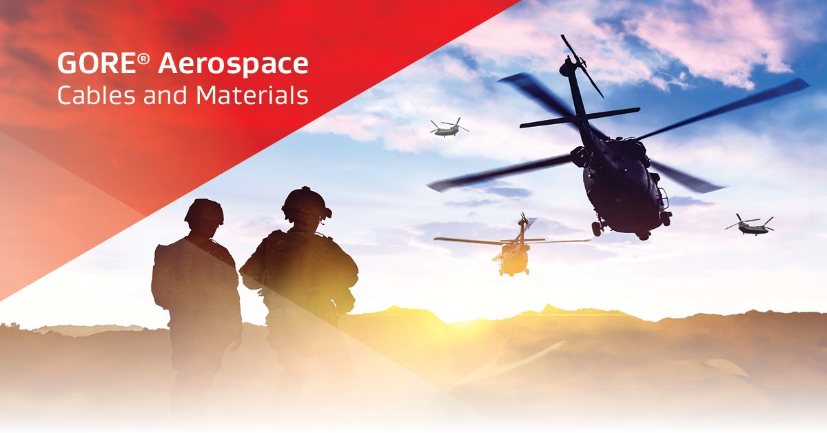GORE® Cables and Materials for defense helicopters.