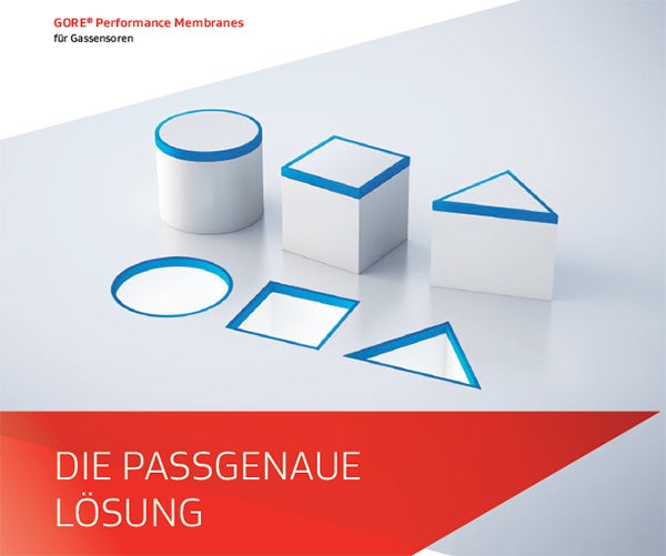 Gore Membranen für Gassensoren: Produkte, Service und Partnerschaft.