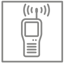 Two-way industrial radio icon