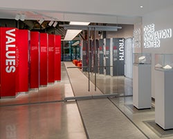 The entrance to the Gore Innovation Center